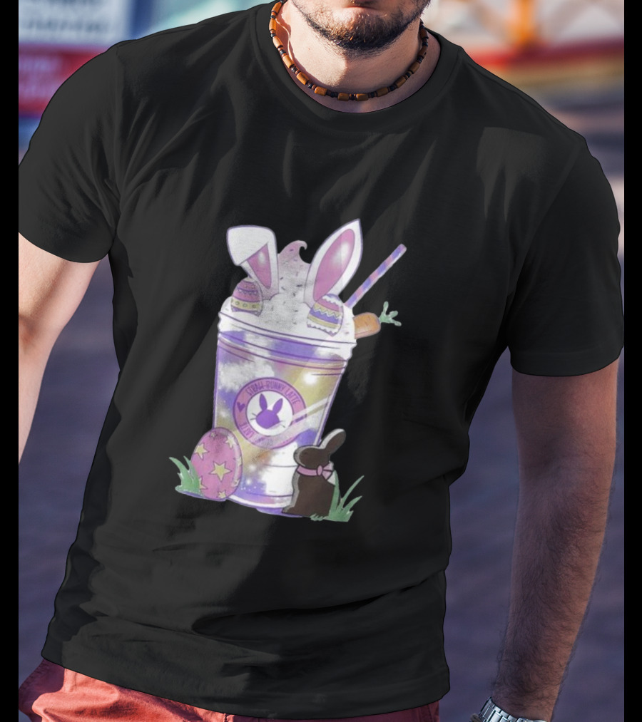 Easter Bunny Love Chocolate Cotton Candy Cup With Eggs T-Shirt
