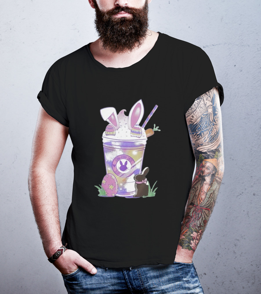 Easter Bunny Love Chocolate Cotton Candy Cup With Eggs T-Shirt