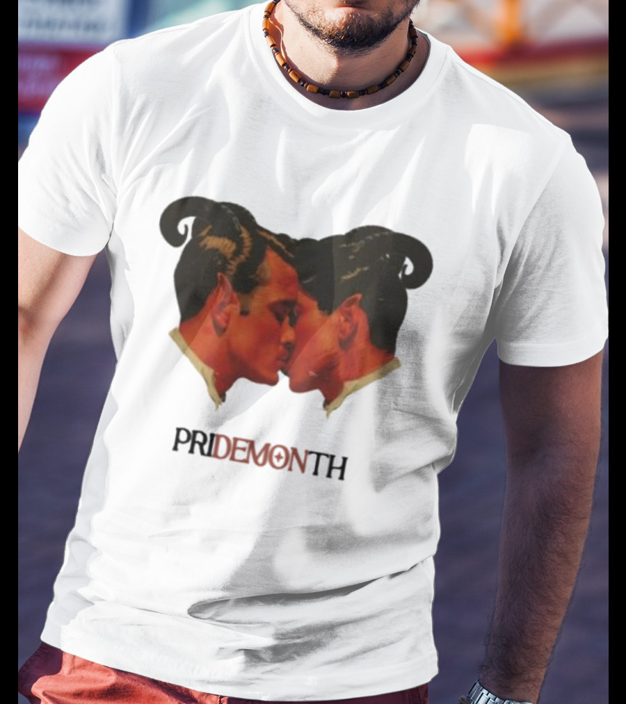 Vintage Fantasy Pride Month Pride Month Demon Lovers T-Shirt