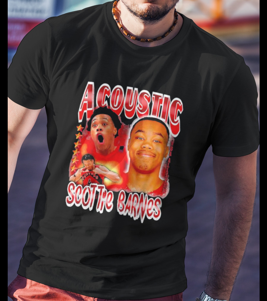Acoustic Scottie Barnes NBA All-Star Raptors T-Shirt