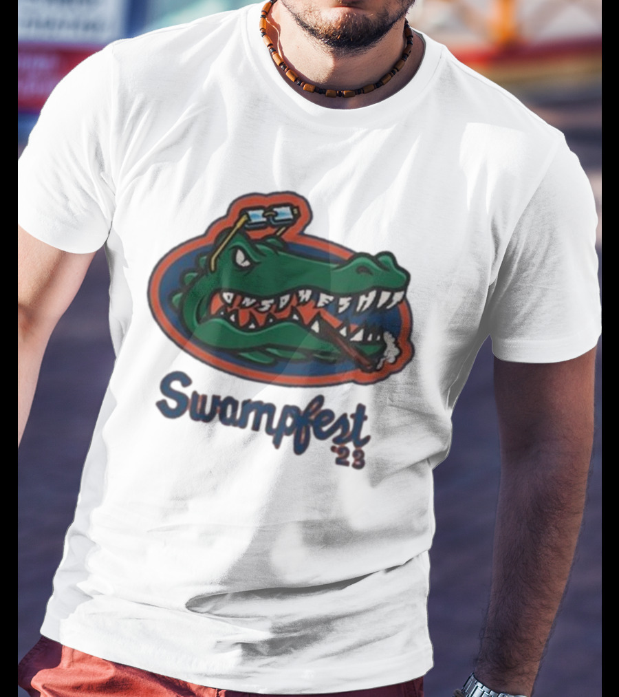 Adam22 Swampfest 23 Gator Smoking Cigar T-Shirt