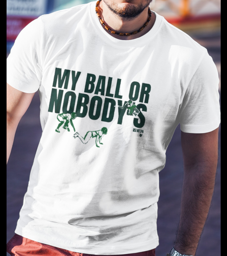 My Ball Or Nobody’s Football Player Icons T-Shirt