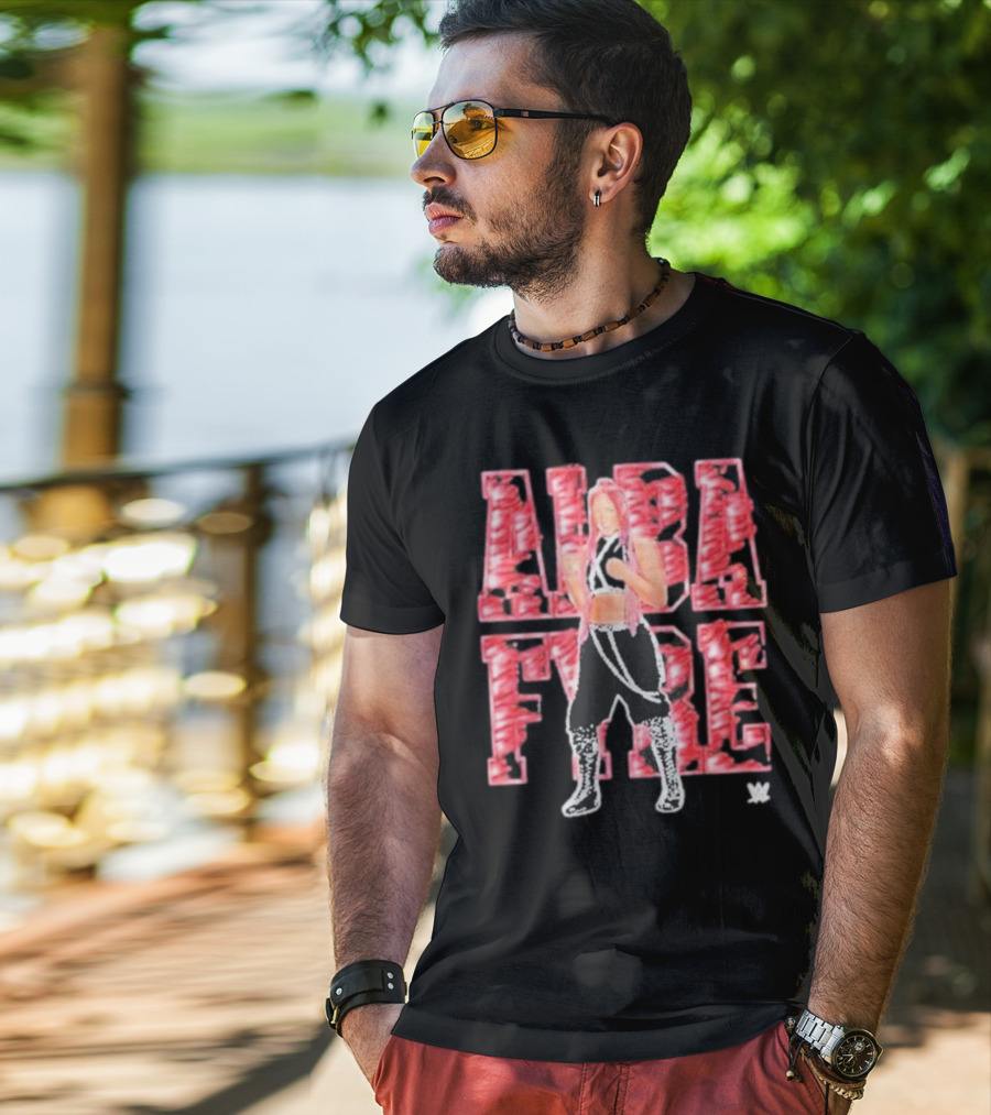 Alba Fyre Wrestling WWE Pose T-Shirt