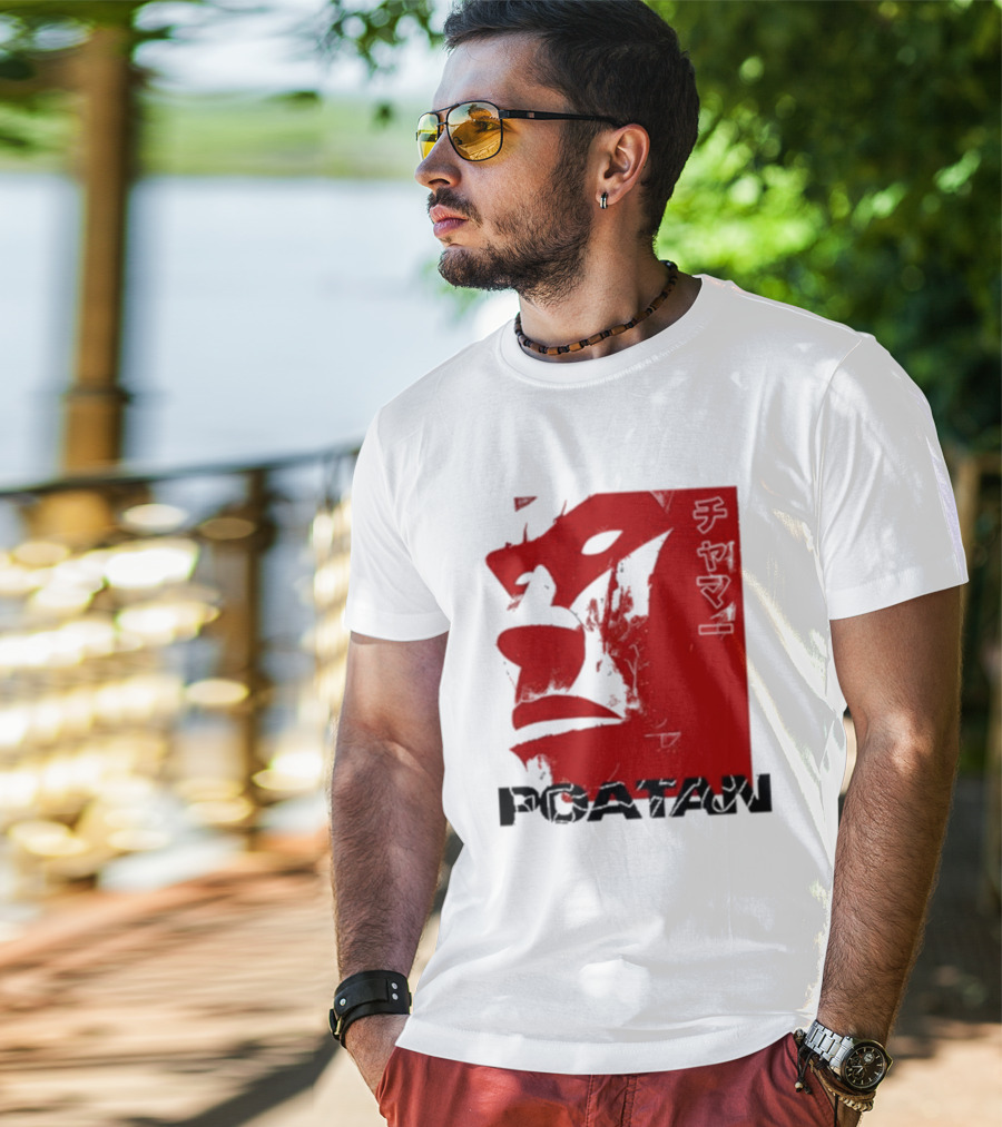 Alex Pereira Poatan Red Mask T-Shirt