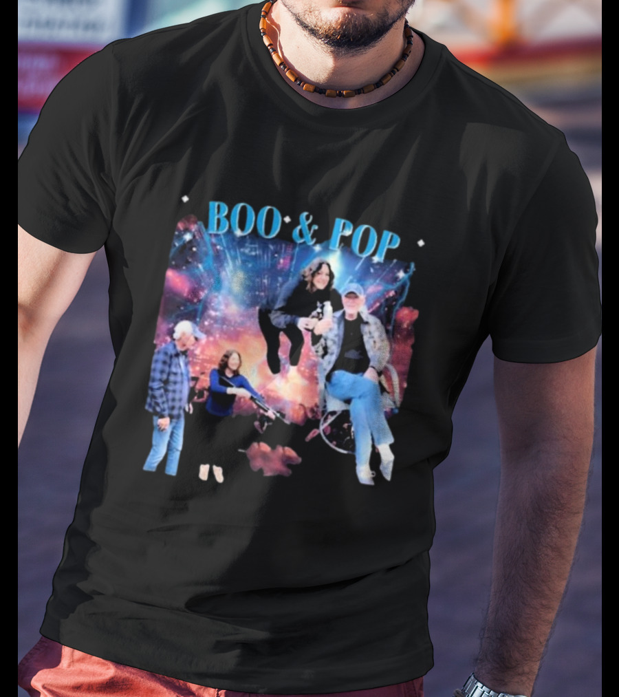 BOO AND POP Cosmic Adventure Family Fun T-Shirt
