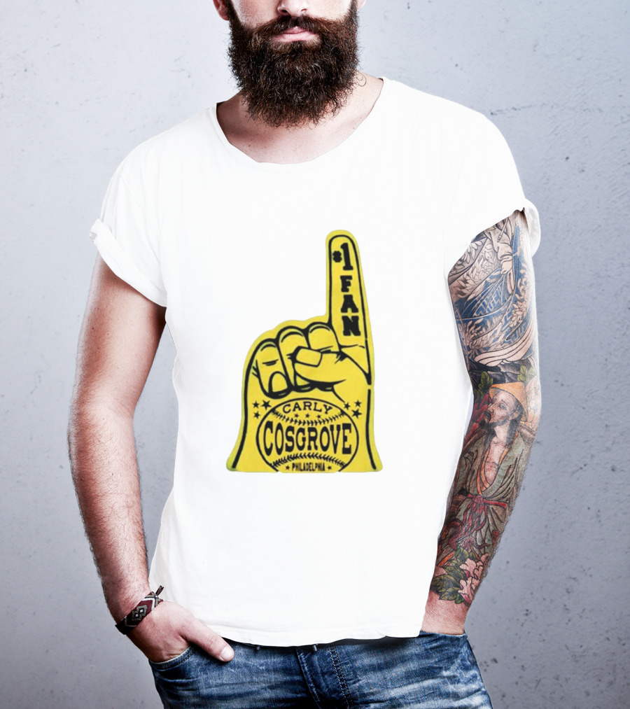 Carly Cosgrove Philadelphia Number One Fan Foam Finger T-Shirt