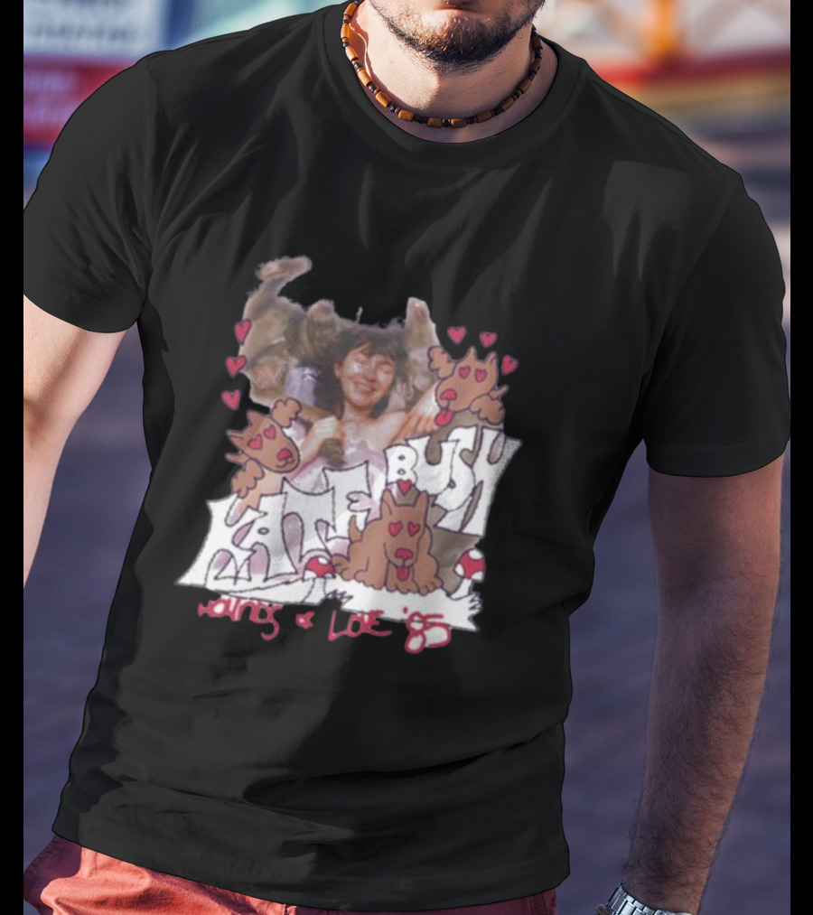 Kate Bush Hounds Of Love 85 Heart And Dog T-Shirt