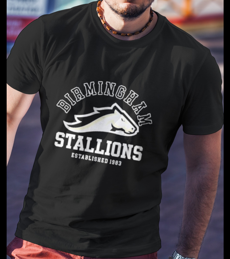 Michael Strahan Birmingham Stallions Established 1983 T-Shirt