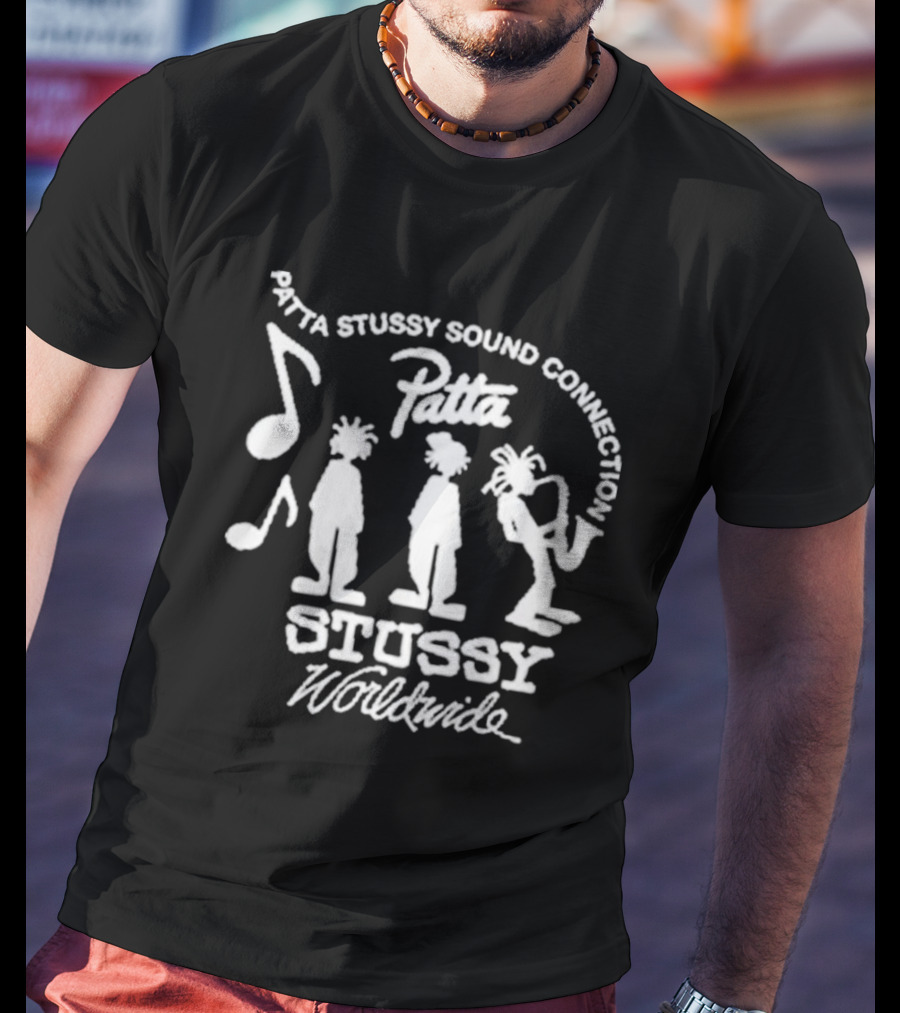 Patta Stussy Sound Connection Patta Stussy Worldwide Music Icons T-Shirt