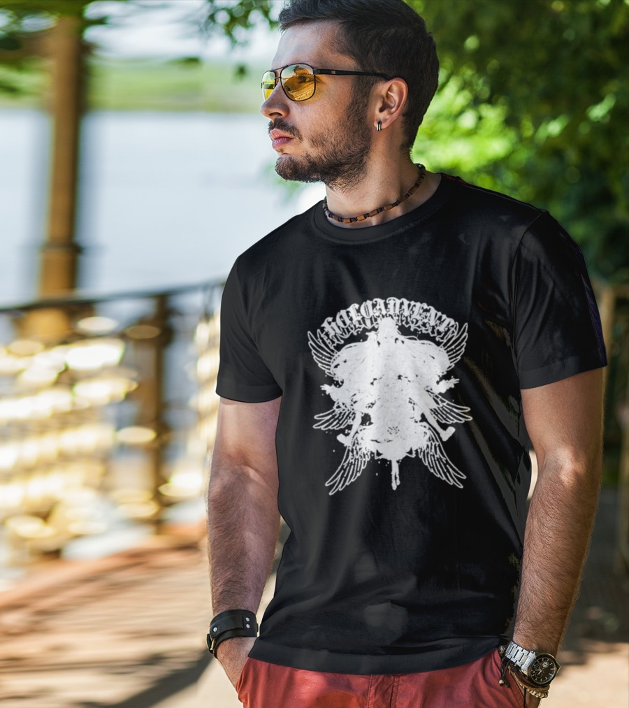 Omocat X Holoadvent Angelic Wings White T-Shirt