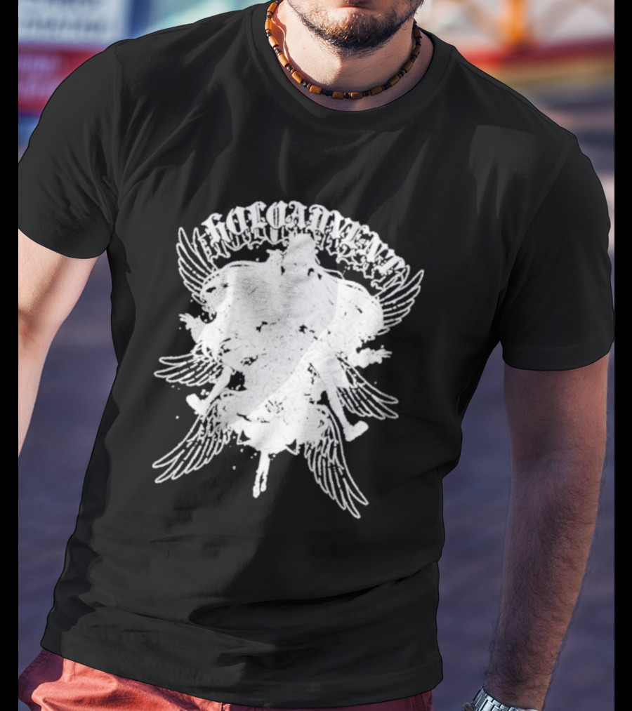 Omocat X Holoadvent Angelic Wings White T-Shirt