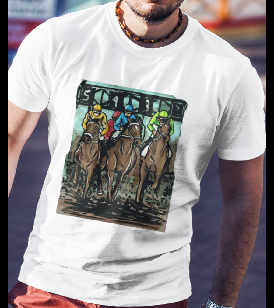 U Horse Races Waitlist Action 54321 T-Shirt