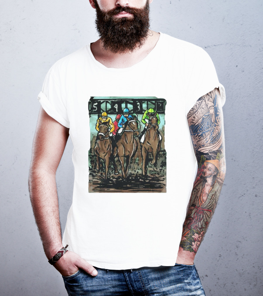 U Horse Races Waitlist Action 54321 T-Shirt