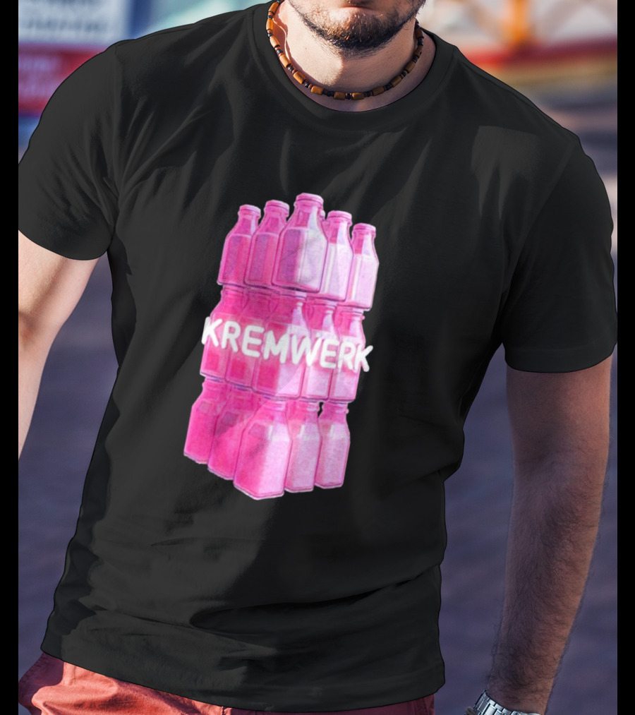 Kremwerk Seattle Wa Pink Cream Bottles Factory T-Shirt
