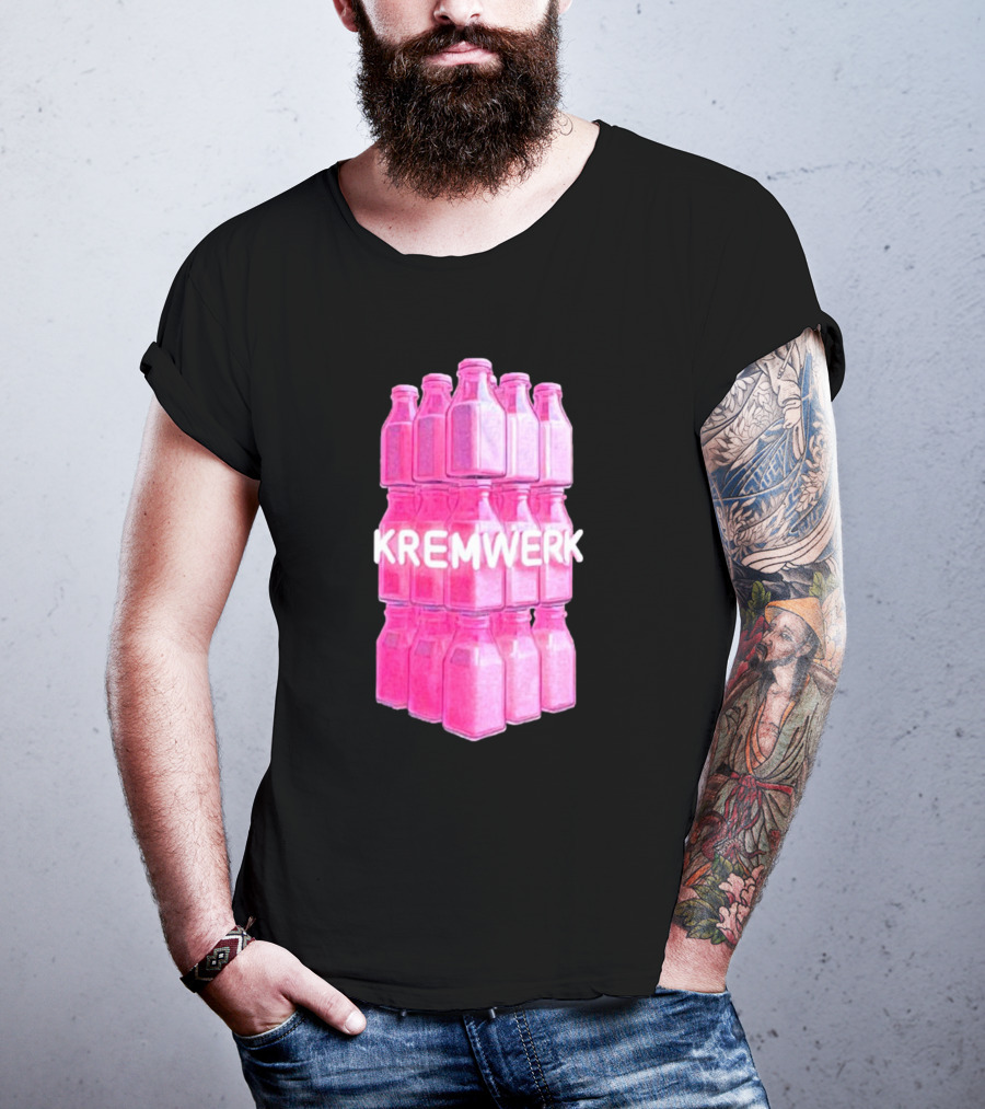 Kremwerk Seattle Wa Pink Cream Bottles Factory T-Shirt