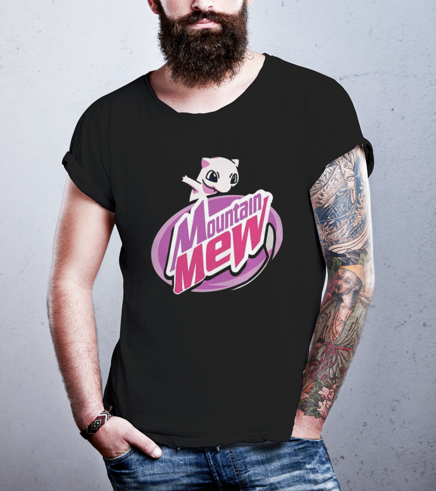 Mountain Mew Pokemon Go Mewtwo Parody Mountain Dew T-Shirt