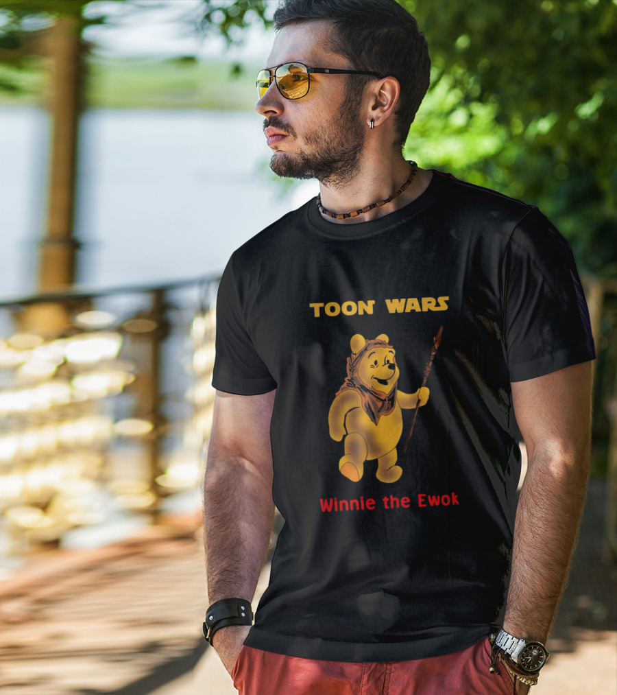 Toon Wars Winnie The Ewok Pooh Bear T-Shirt