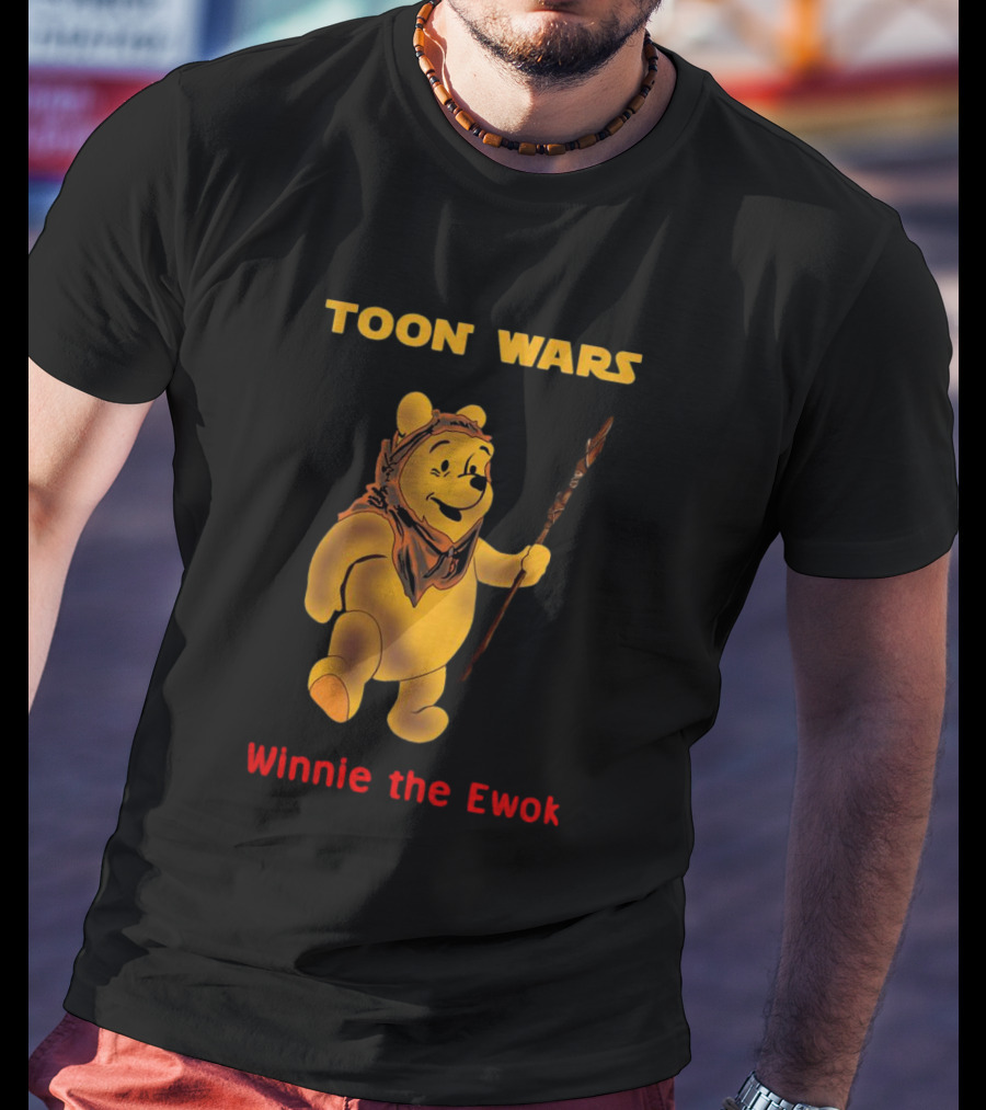Toon Wars Winnie The Ewok Pooh Bear T-Shirt