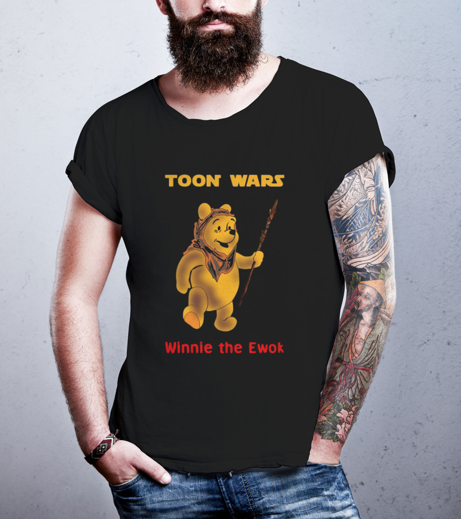 Toon Wars Winnie The Ewok Pooh Bear T-Shirt