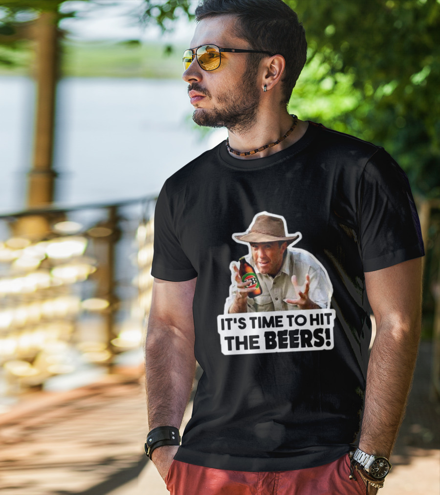 Russell Coight It's Time To Hit The Beers Beer Bottle Hat T-Shirt