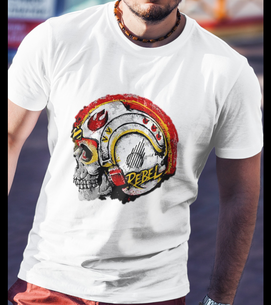 Star Wars Rebel Skull Helmet T-Shirt