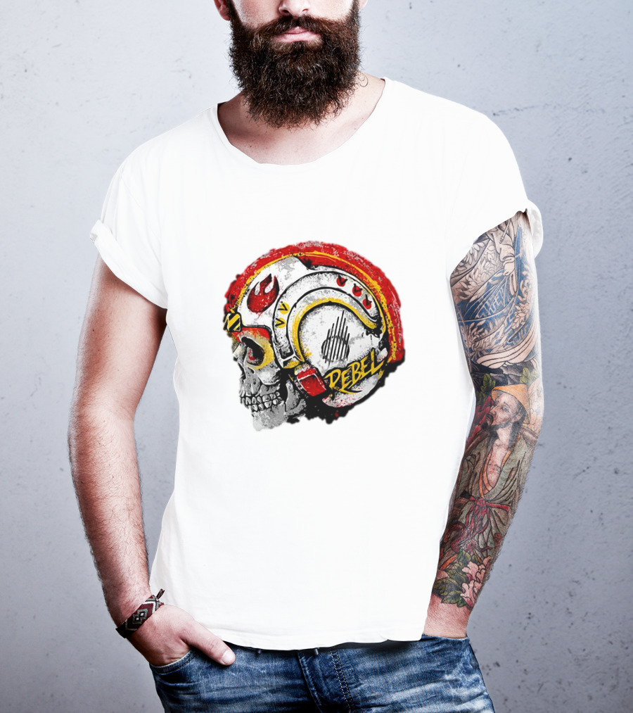 Star Wars Rebel Skull Helmet T-Shirt