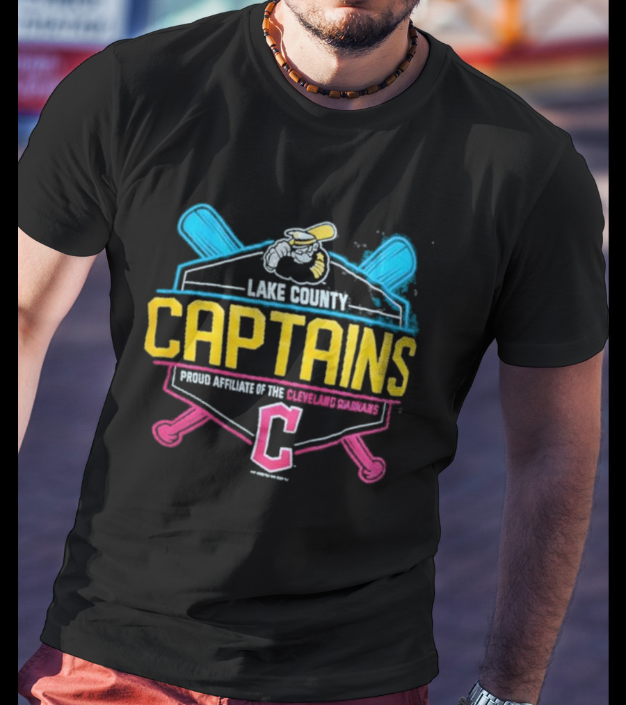 Lake County Captains Proud Affiliate Of The Cleveland Guardians T-Shirt
