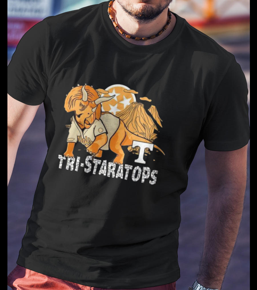 Tri-staratops Omavols Baseball Tennessee Mountain Stars T-Shirt