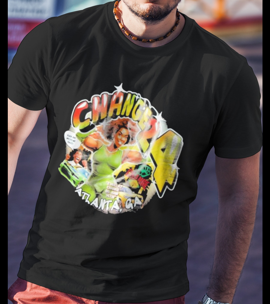 Change 24 Atlanta GA June 16th Black Pro Wrestling Rules T-Shirt