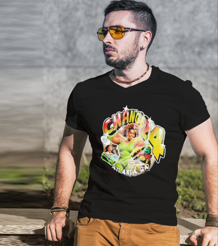 Change 24 Atlanta GA June 16th Black Pro Wrestling Rules T-Shirt