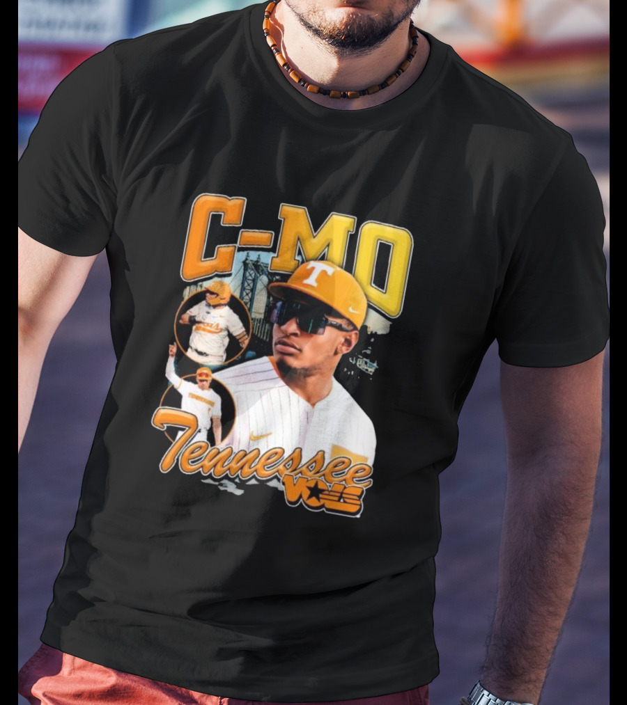 C-MO Tennessee Vols Baseball Vintage T-Shirt