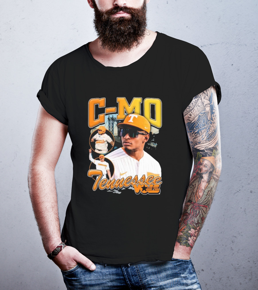 C-MO Tennessee Vols Baseball Vintage T-Shirt
