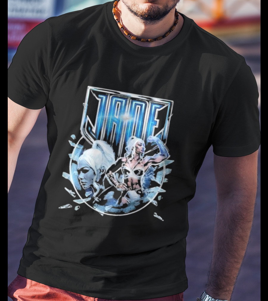 Jade Shattered Glass Power Pose T-Shirt