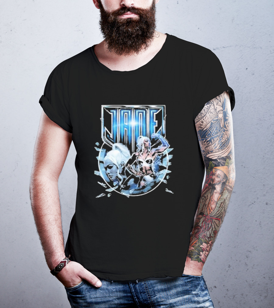 Jade Shattered Glass Power Pose T-Shirt