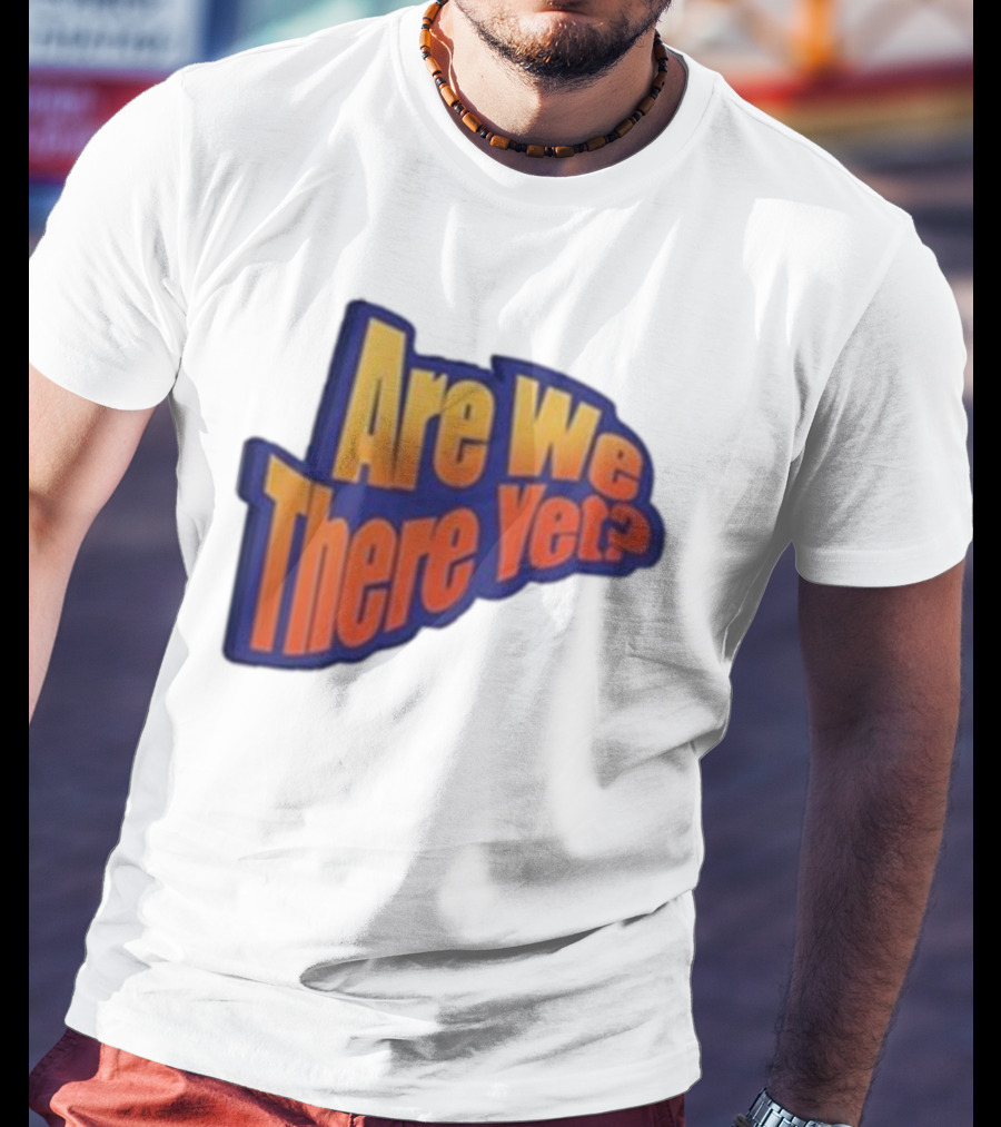 James Marriott Are We There Yet Retro Text T-Shirt