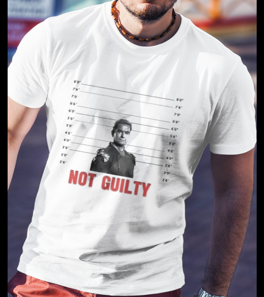 Homelander Not Guilty Mugshot T-Shirt