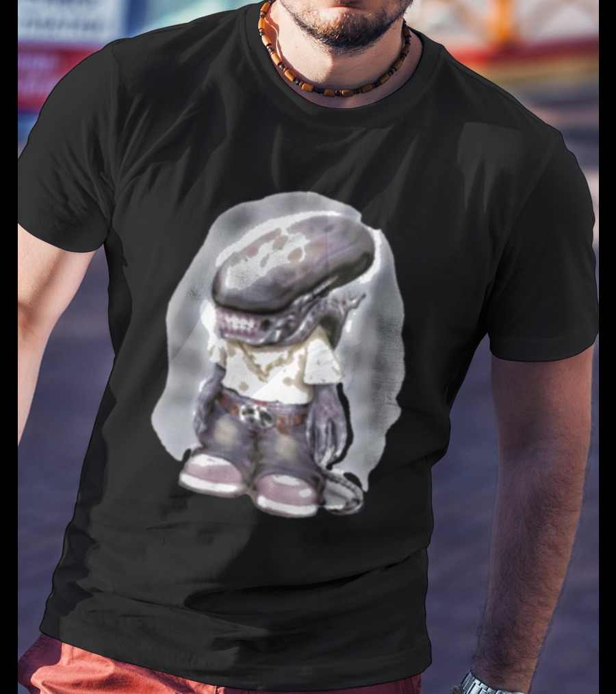 Pedro Xenomorph Alien Style Casual Outfit Character T-Shirt