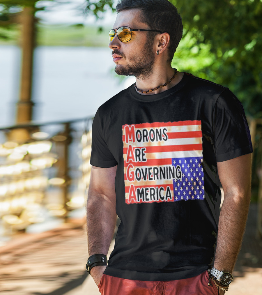 Morons Are Governing America MAGA T-Shirt