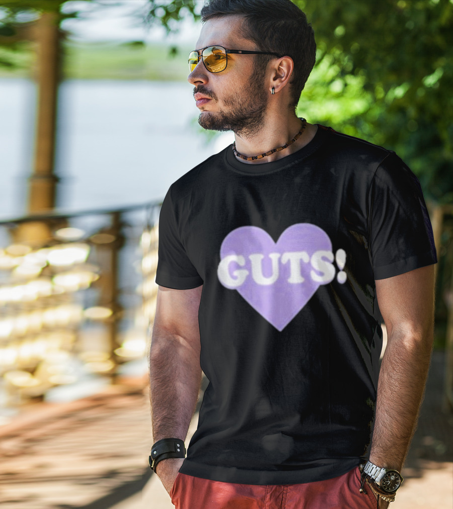 Noufa Saw Liv Guts Purple Heart GUTS T-Shirt