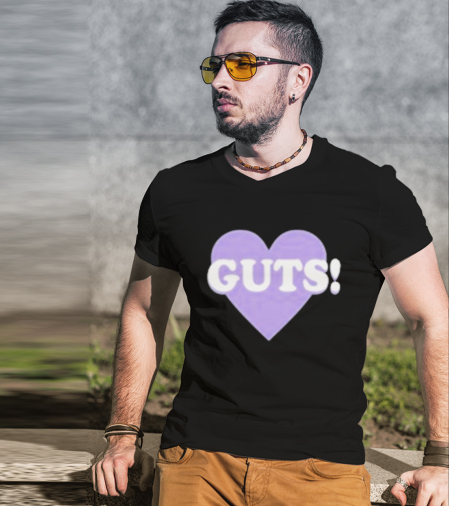 Noufa Saw Liv Guts Purple Heart GUTS T-Shirt