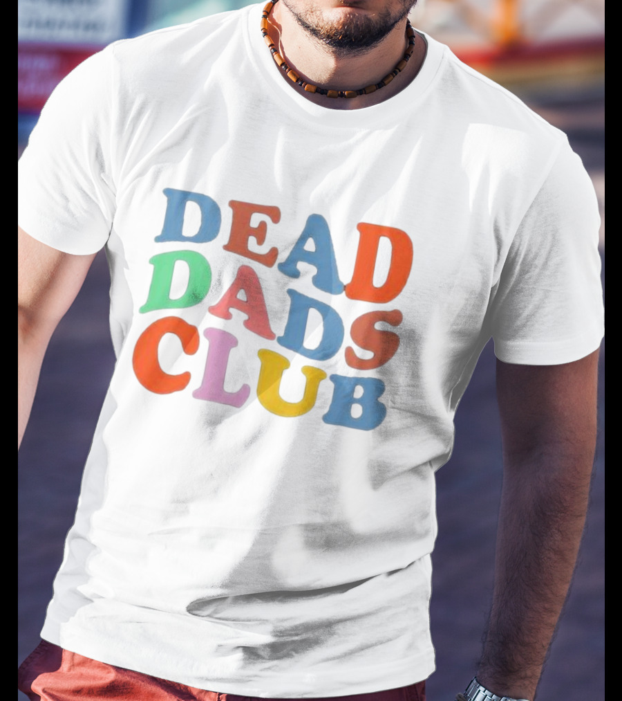 Wenshmoople Multicolored Dead Dads Club T-Shirt