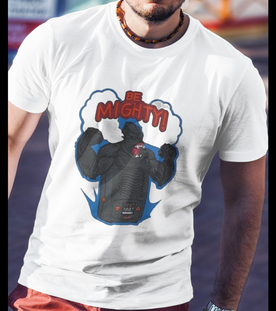 Be Mighty Monster Creature Inspired By Kaiju And Electronics T-Shirt