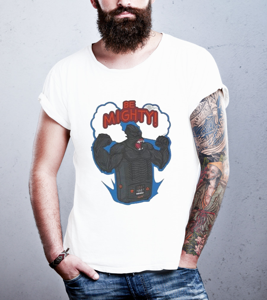 Be Mighty Monster Creature Inspired By Kaiju And Electronics T-Shirt