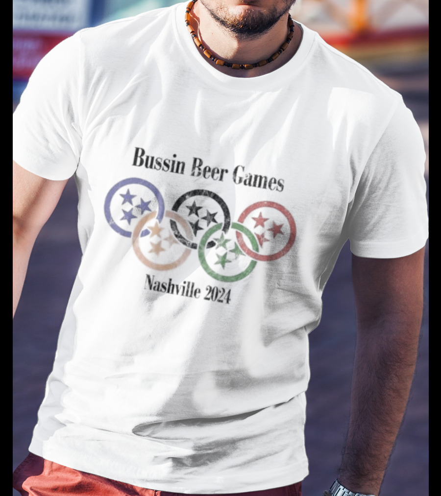Bussin’ With The Boys Bussin Beer Games Nashville T-Shirt