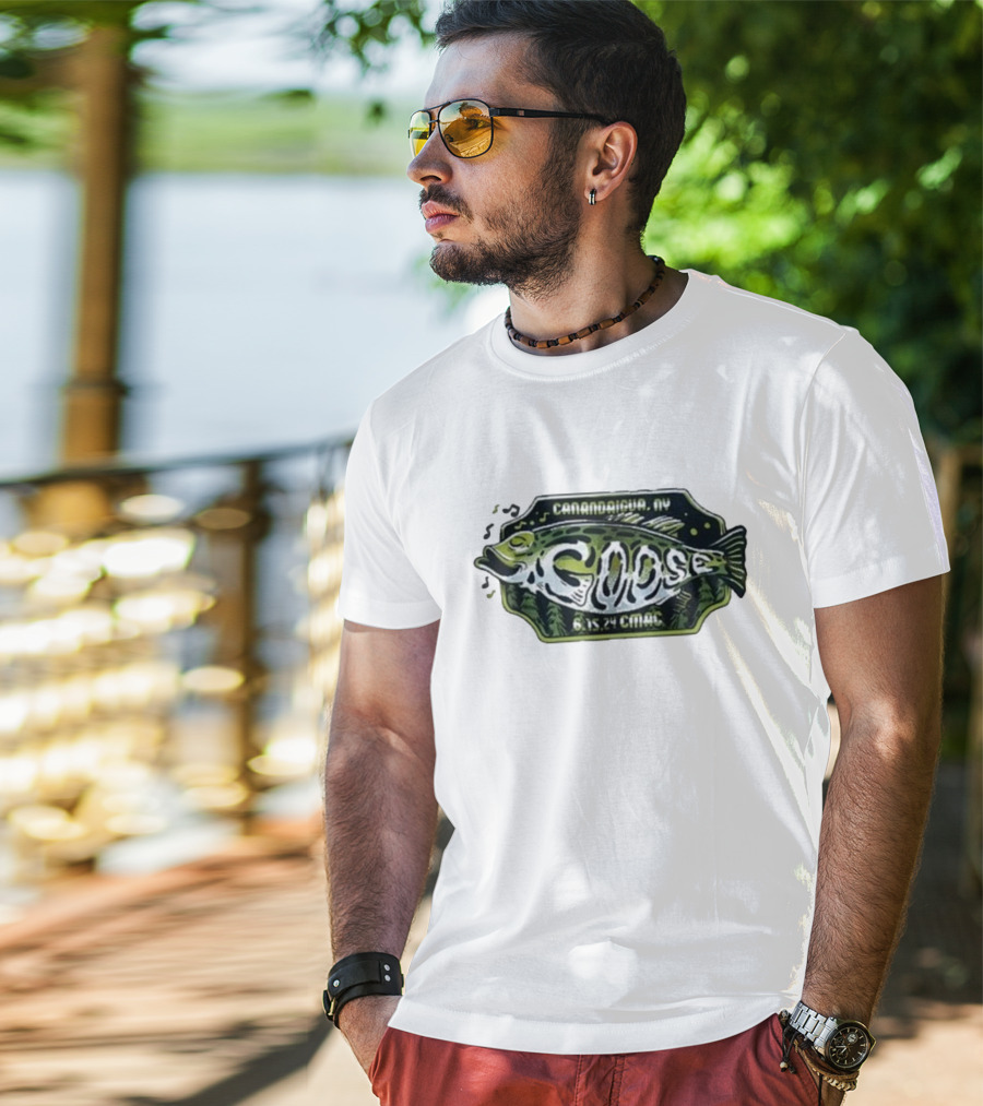 Canandaigua NY Goose Fish Art 6 15 24 CMAC T-Shirt