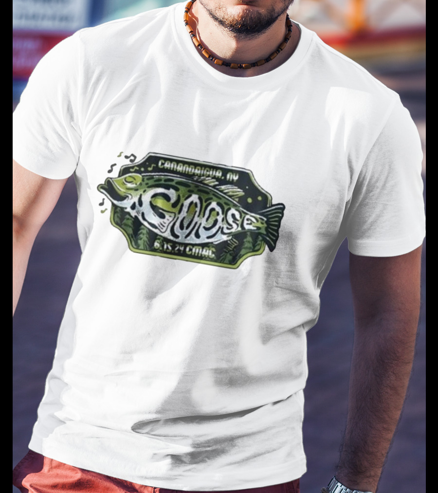 Canandaigua NY Goose Fish Art 6 15 24 CMAC T-Shirt