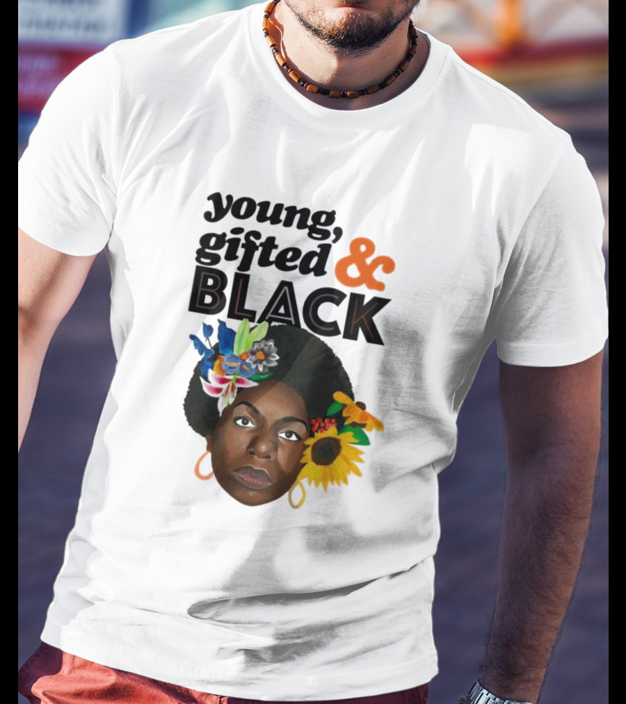 Young Gifted And Black Nina En Printemps T-Shirt