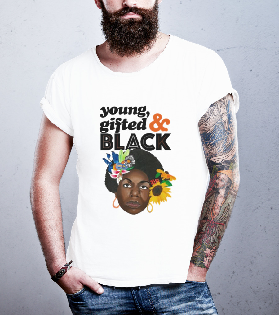 Young Gifted And Black Nina En Printemps T-Shirt