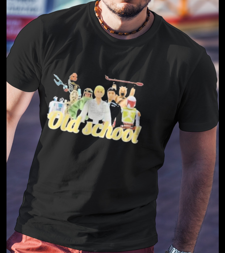 Old School Star Wars Action Figures Nostalgia T-Shirt