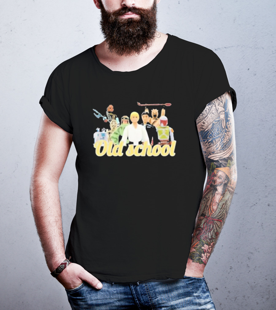 Old School Star Wars Action Figures Nostalgia T-Shirt